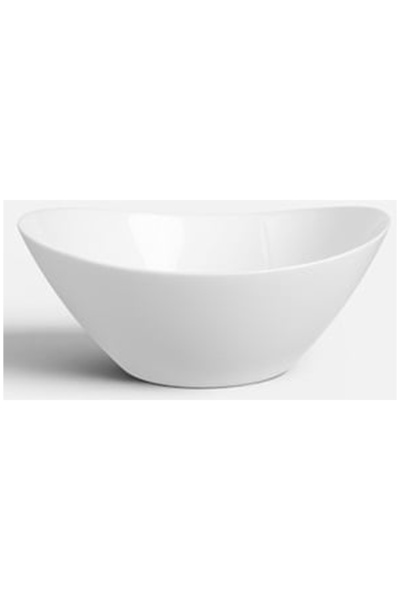 OEM Salatiera Ovala din Opalina Alba 1,98L