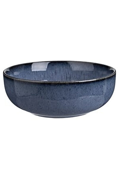 OEM Μπλε Πορσελάνινο Μπολ "Blue Reactive Glaze Nordic" 650ml