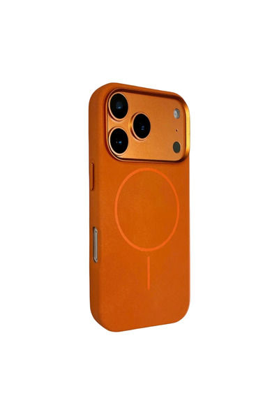 OtoTech Joko apple iphone 17 pro max luno leather magsafe cover - orange