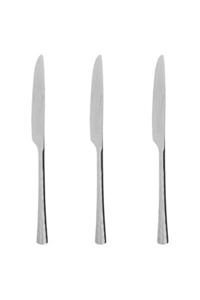 OEM Stainless Steel Table Knives "Hammered"" 23cm - 3pcs"