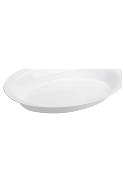 OEM White Plastic Serving Platter 40x27.5x6cm