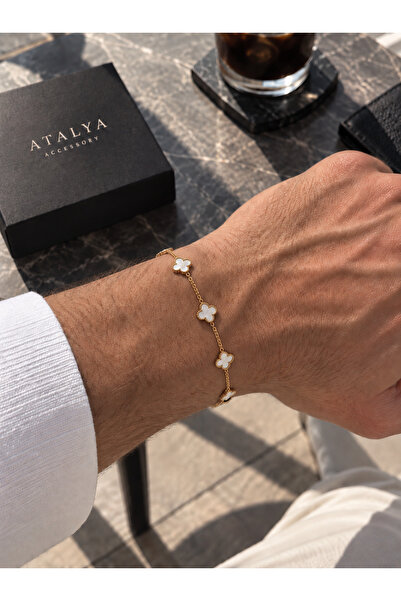 ATALYA ACCESSORY سوار رجالي من الصلب موديل يونكا - مقاوم للصدأ - ذو وجهين - 1...