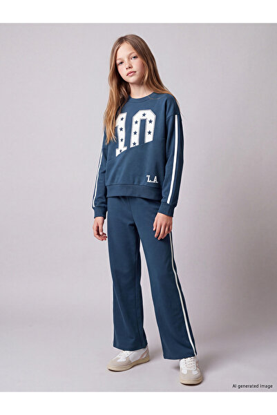 LC Waikiki Printed Girls' Tracksuit Set