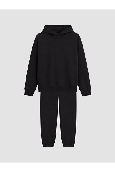 LC Waikiki Hooded girl's tracksuit set