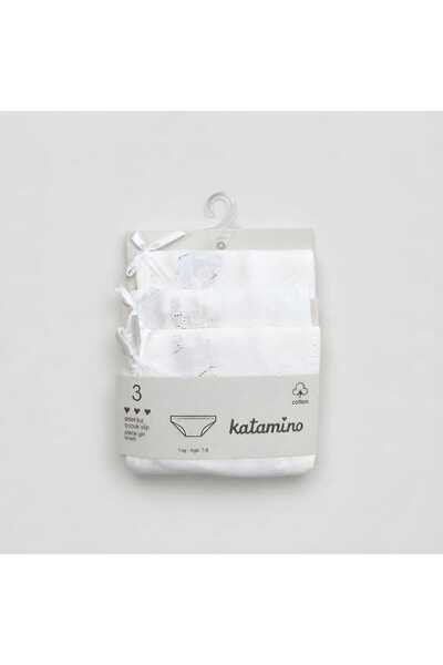 Katamino Amanda Girl's 3-Piece Cotton Slip Set
