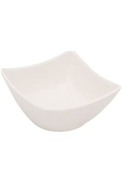 OEM White Square Porcelain Bowl for Peanuts - Sauce 200ml