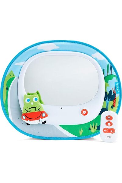 Munchkin Firefly Baby In-Sight Mirror, LED lights behind the mirror,wide angl...