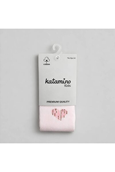 Katamino Lisbon Pamuklu Kalpli Baskılı Kız Çocuk Külotlu Çorap