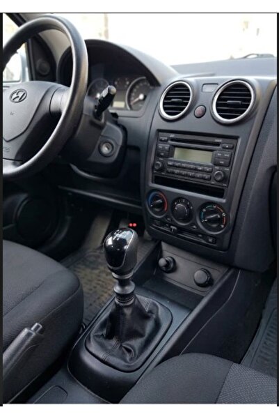 KeyRoN Hyundai Getz Leather Gear Shift Knob 5 Gear R Front