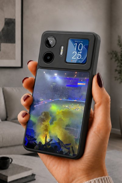 General Mobile Gm 26 Pro Compatible Printed, Matte Black, Soft Silicone, Prot...