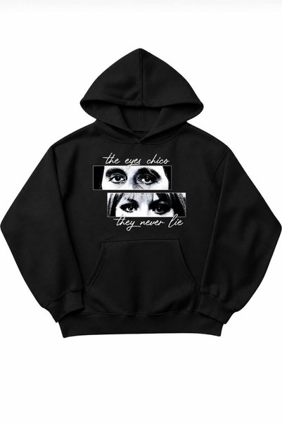 genosha Scarface Printed Oversize Hoodie Hooded Sweatshirt