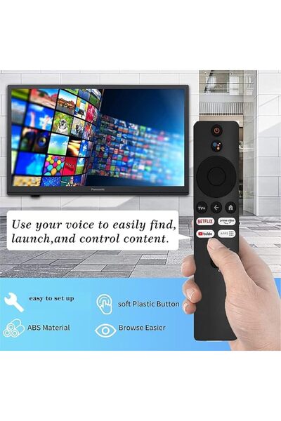 Aookay Bluetooth Voice Remote Control for Xiaomi Mi TV Box S 3nd Gen/S 2nd Gen 4K, Replacement Remote Contr