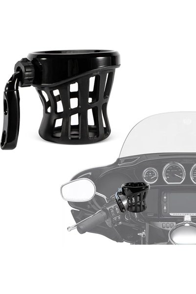 psler حامل أكواب عالمي للدراجات النارية مناسب لـ Dyna Fat Bob Touring Road Gl...