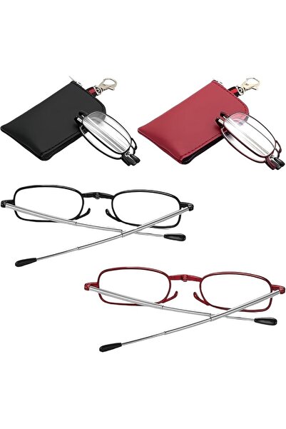 GENERAL Oto Gullus Compatible Foldable Reading Glasses with Keychain, Portabl...