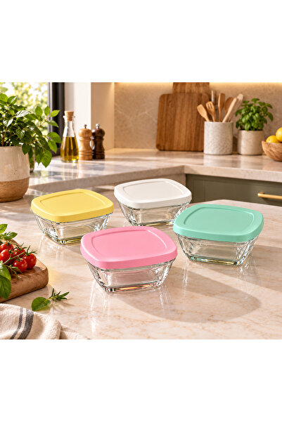 Paşabahçe Pudding Cam Kase 4'lü Set | Tatlı ve Puding Sunum Kasesi