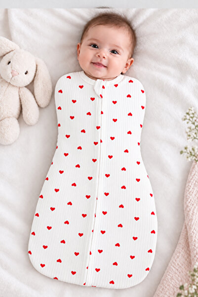 Sitilin Girl and Boy Baby Zippered Swaddle 100% Cotton Combed Newborn Swaddle...