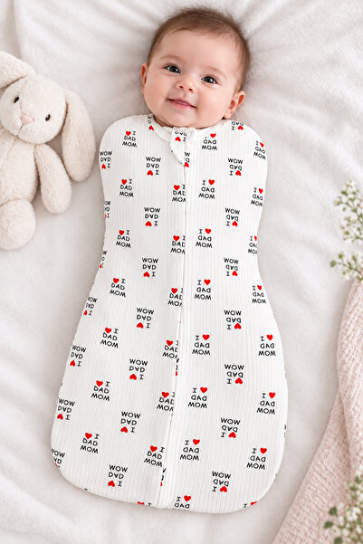 Sitilin Girl and Boy Baby Zippered Swaddle 100% Cotton Combed Newborn Swaddle...