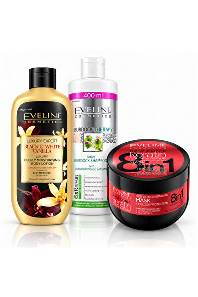 Eveline Cosmetics Σετ Μαλλιών και Σώματος Eveline – Σαμπουάν Θεραπείας με Κολ...