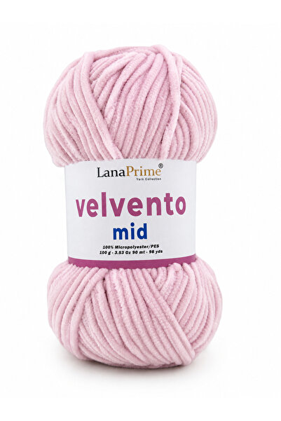 Lanaprime Velvet Mid Velvet Hand Knitting Yarn 100 Gr 90 m Pack of 5