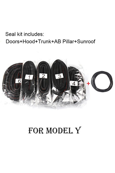 Choice Model Y - 2 pcs set For Tesla Model Y 3 Highland Door Seal Kit Soundpr...