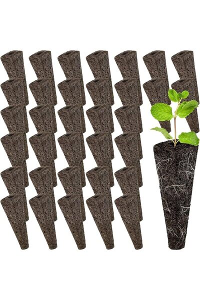 NALACAL Seed Starter Sponges Compatible with AeroGarden, 50Pcs Grow Sponges R...