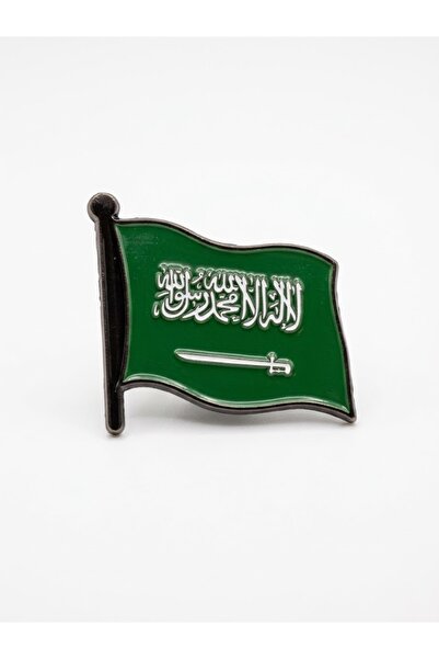 genric Saudi Arabia Flag Metal Logo Sticker