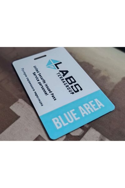 Memania Co Escape from Tarkov Blue Keycard – Blue Card Decorative Item (Physical Real Product)