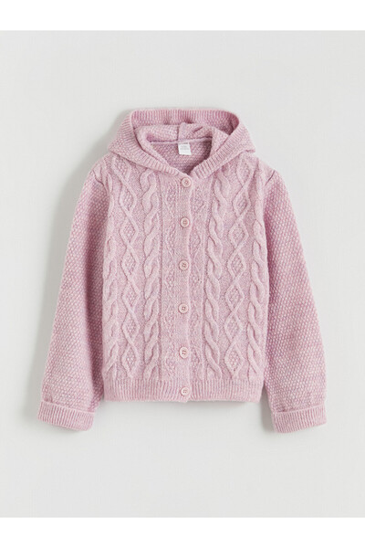 LC Waikiki Girls' Hooded Cardigan