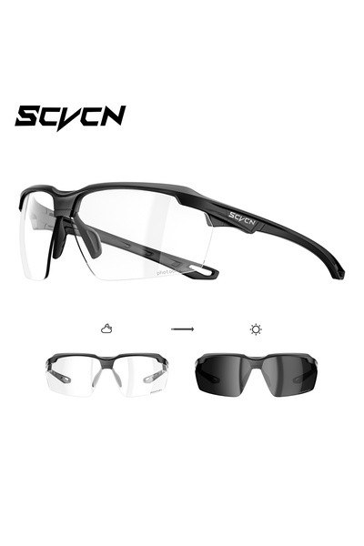 Choice نظارات شمسية رياضية للرجال Photochromic-01 SCVCN مع حماية من الأشعة فو...