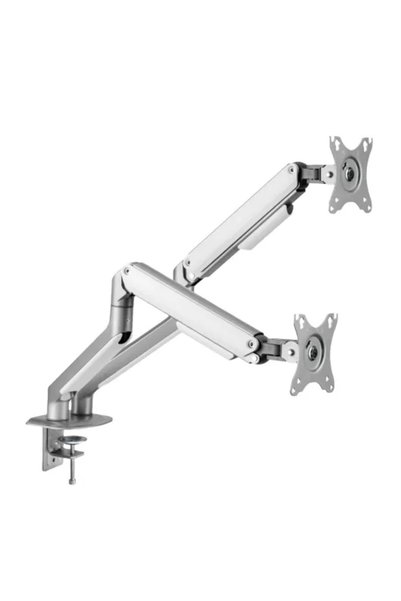 SERIOUX Suport birou 2 monitoare MM63-C024 17″-32″ 9kg argintiu