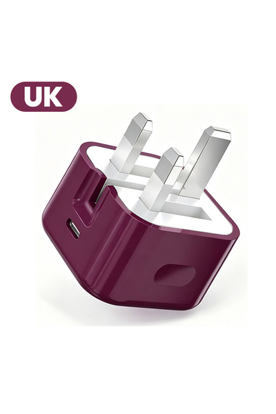 Choice purple UK PD25W Type C Super Fast Charging Mobile Phone Foldable Charg...