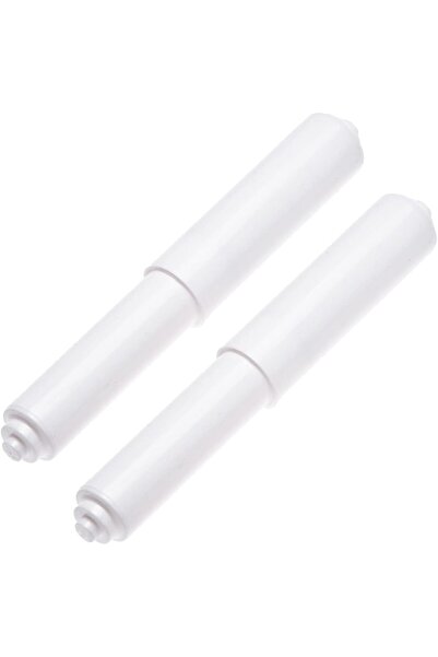 Noonedibs Set 2 role de hârtie igienică cu arc, albe, montaj universal, 6,5 țoli