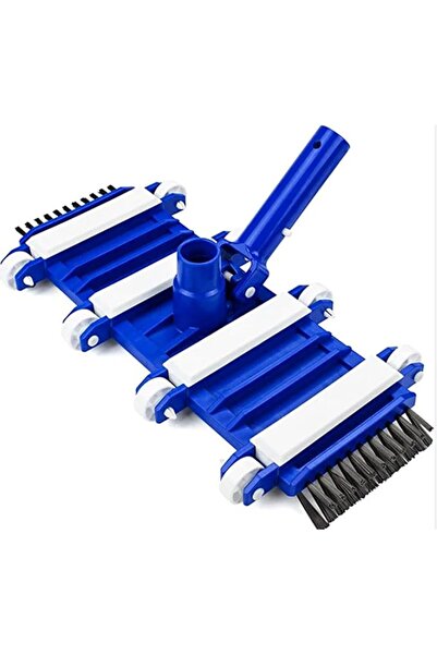GENERAL 14 Inch Flexible Pool Vacuum Head with Side Brushes, Heavy Duty Swimm...