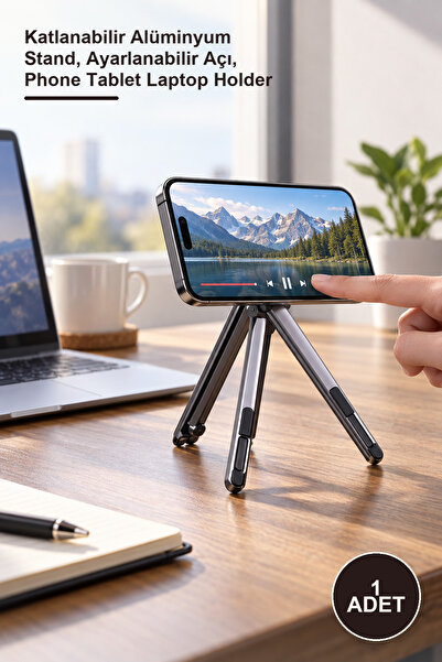 Yenilig 1 Συμπαγής Μαγνητική Θήκη Τηλεφώνου Tablet Laptop – Αναδιπλούμενη Βάσ...