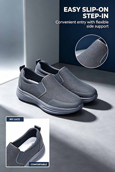 Al-Riyadh Foot Studio Zero-Lace Comfort: Breathable Mesh Mules featuring Rein...