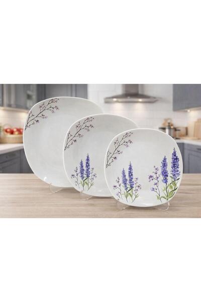 HERA 18-piece porcelain dinner set – Lavender