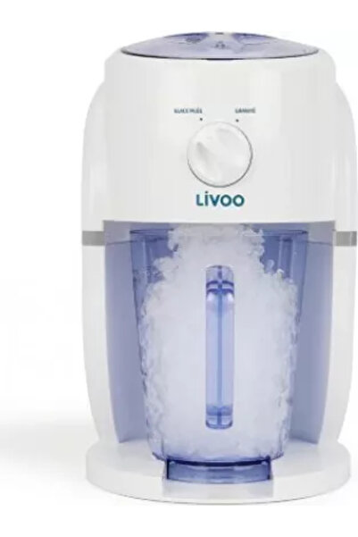 LİVOO Aparat de pisat gheata DOM430, Cana 1.1 L, 2 setari gheata, 25 W, Alb