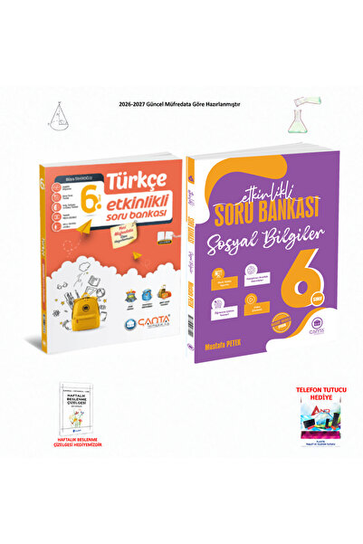 Çanta Yayınları 2026-2027 6. Sınıf Türkçe ve Sosyal Bilgiler 2 Kitaplı Set 011