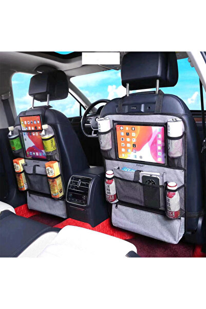 PriStyle Set 2 Organizatoare Auto Multifunctionale pentru Spatar Scaun Auto, ...