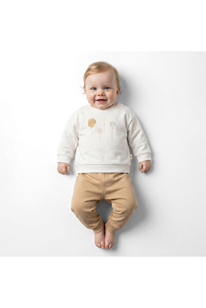 BabyCosy Organic Wear %100 organik pamuk Bebek Takım -2li sweatshirt &alt tak...