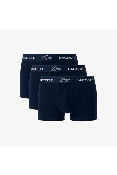 Lacoste Erkek 3'lü Lacivert Boxer