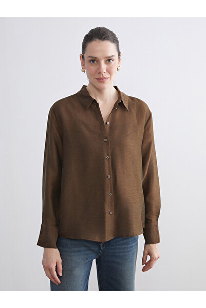 LC Waikiki Linen Blend Women's Shirt