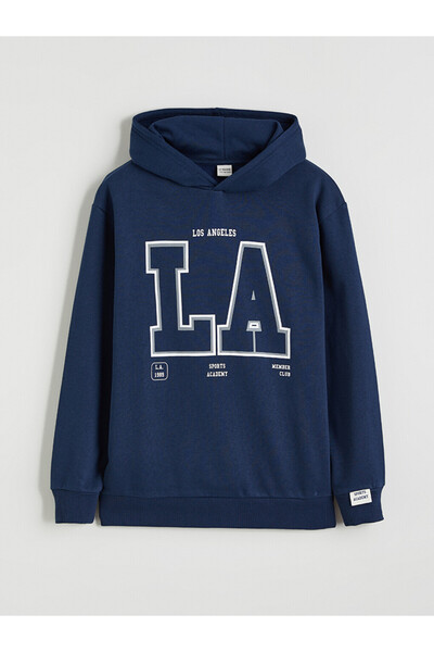LC Waikiki Los Angeles Printed Boys' Thick Sweatshirt