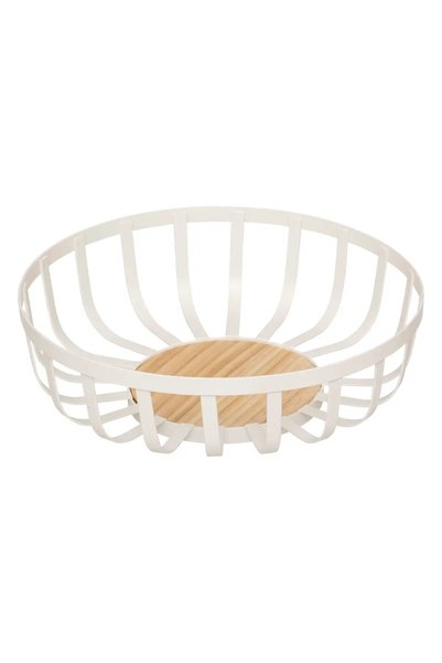 5FIVE Balm Metal Fruit Basket (Dia. 28 x 9 cm)