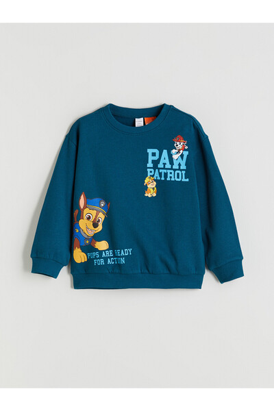 LC Waikiki Crew Neck Paw Patrol Printed Boys' Sweatshirt