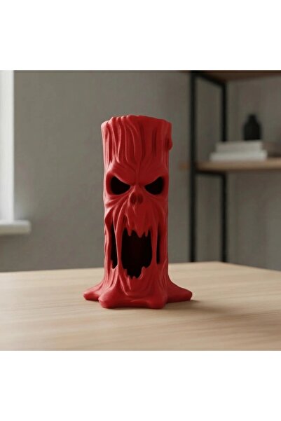 OEM Halloween LED Tea-Light Holder – Melted Ghost, 14.9 × 9.5 × 8 cm