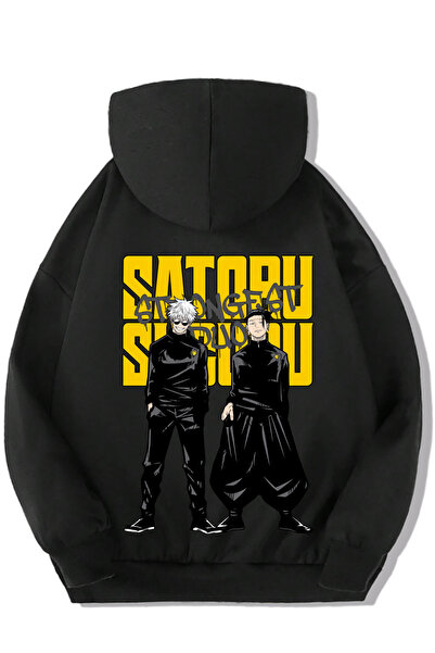 BRZ KIDS Unisex Çocuk Anime Jujutsu Kaisen Satosugu Hoodie