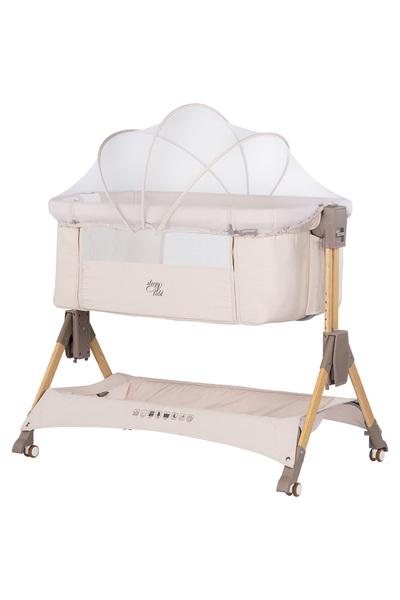 Chipolino Patut co-sleeper pliabil SleepNFold cașmir