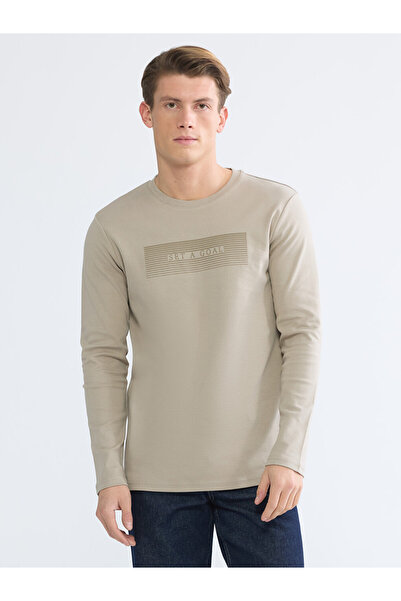 LC Waikiki Printed Crew Neck Men's Sweatshirt
