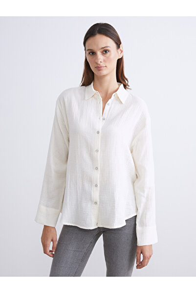 LC Waikiki Textured Muslin Women's Shirt